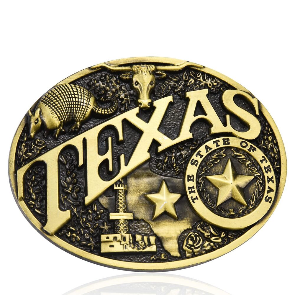 8317 Texas Belt Buckles │Western Cowboy Cowgirls Halloween Belt Buckle Gift